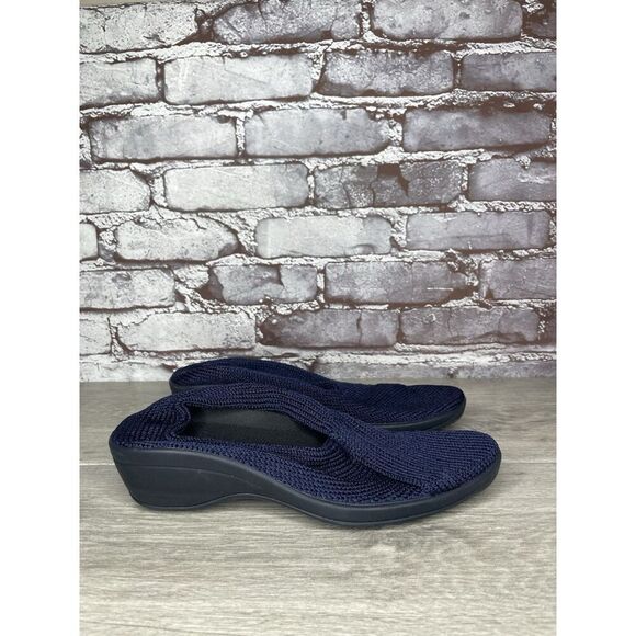 Arcopedico Shoes Mailu Blue Fabric Comfort Slip On Light Knit Women 39EU/8.5M US - Picture 3 of 16